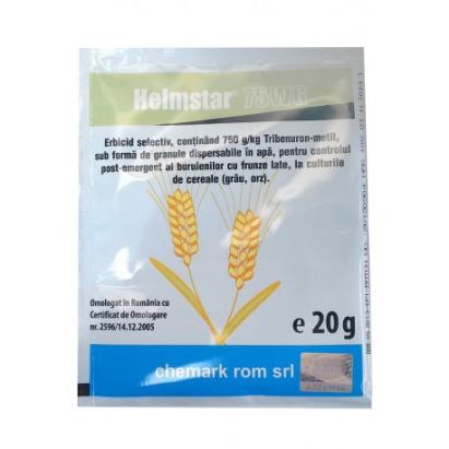 Erbicid grau Helmstar (tribenuron-metil 75%) 20 gr -1 hectar