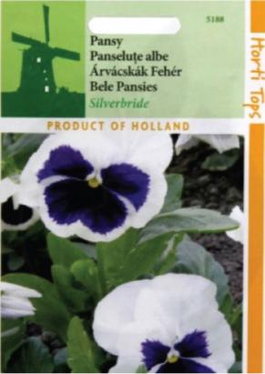 Seminte flori Panselute albe Horti Tops 0.25 GR