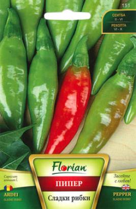 Seminte ardei pestisori dulci Sladki ribki Florian 2 gr