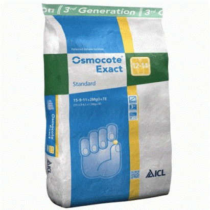 Ingrasamant Osmocote Exact 15+09+11+2MgO+ME 12-14 luni 25 kg