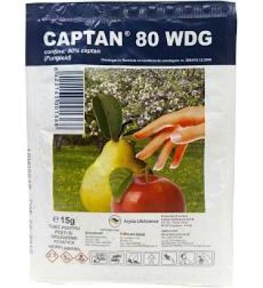 Fungicid Captan 80 WDG 15 GR