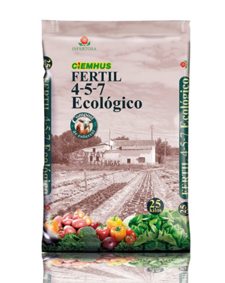 Ingrasamant ecologic FERTIL 4-5-7+ 8%CaO+Acizi Humici 25 kg