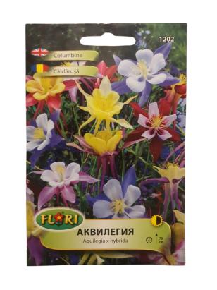 Seminte flori Caldarusa/ Aquilegia x hybrida Beidermeier dwarf mix 0,25 gr