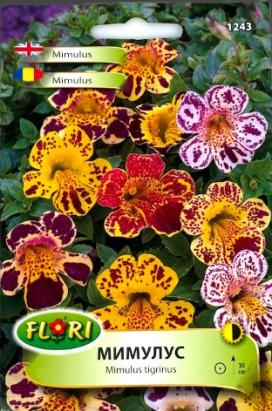 Seminte flori Mimulus/ Mimulus grandiflorum mix 0,15 gr