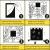Capcane lipicioase negre MAT - set 10 placi, Tuta absoluta
