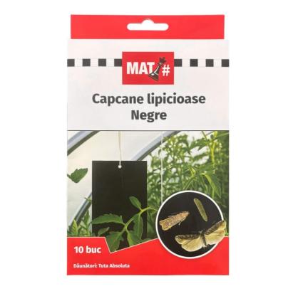 Capcane lipicioase negre MAT - set 10 placi, Tuta absoluta