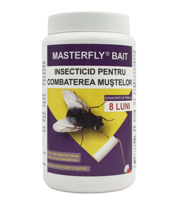 Insecticid muste Masterfly Bait - 500 g, Atractant Feromonal, Efect imediat, Eficacitate pana la 8 luni