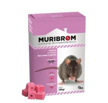 Raticid Muribrom Bromadiolone Fresh cub parafinat 29 PPM 200 gr