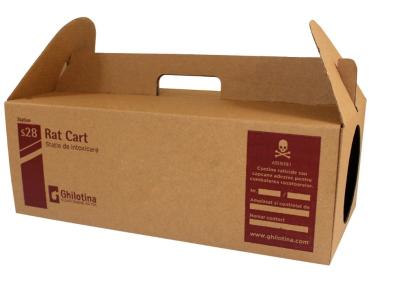Statie de intoxicare din carton Ghilotina s26.5, diametrul gurii de acces: 5.5 cm 1 Bucata