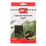 Capcane lipicioase negre MAT - set 10 placi, Tuta absoluta